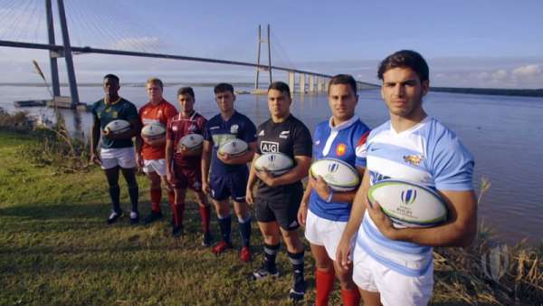 Los capitanes del “World Rugby U20 Championship”