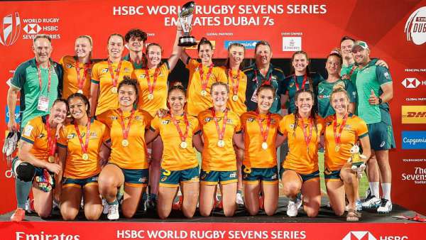 Las chicas de Australia campeonas del Seven de Dubai
