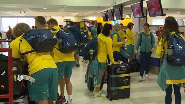 Australia partió hacia Río de Janeiro